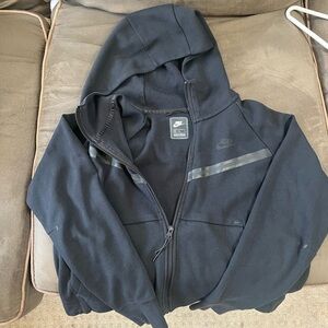 Nike Tech Black Zip Up Hoodie